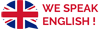 We speak english